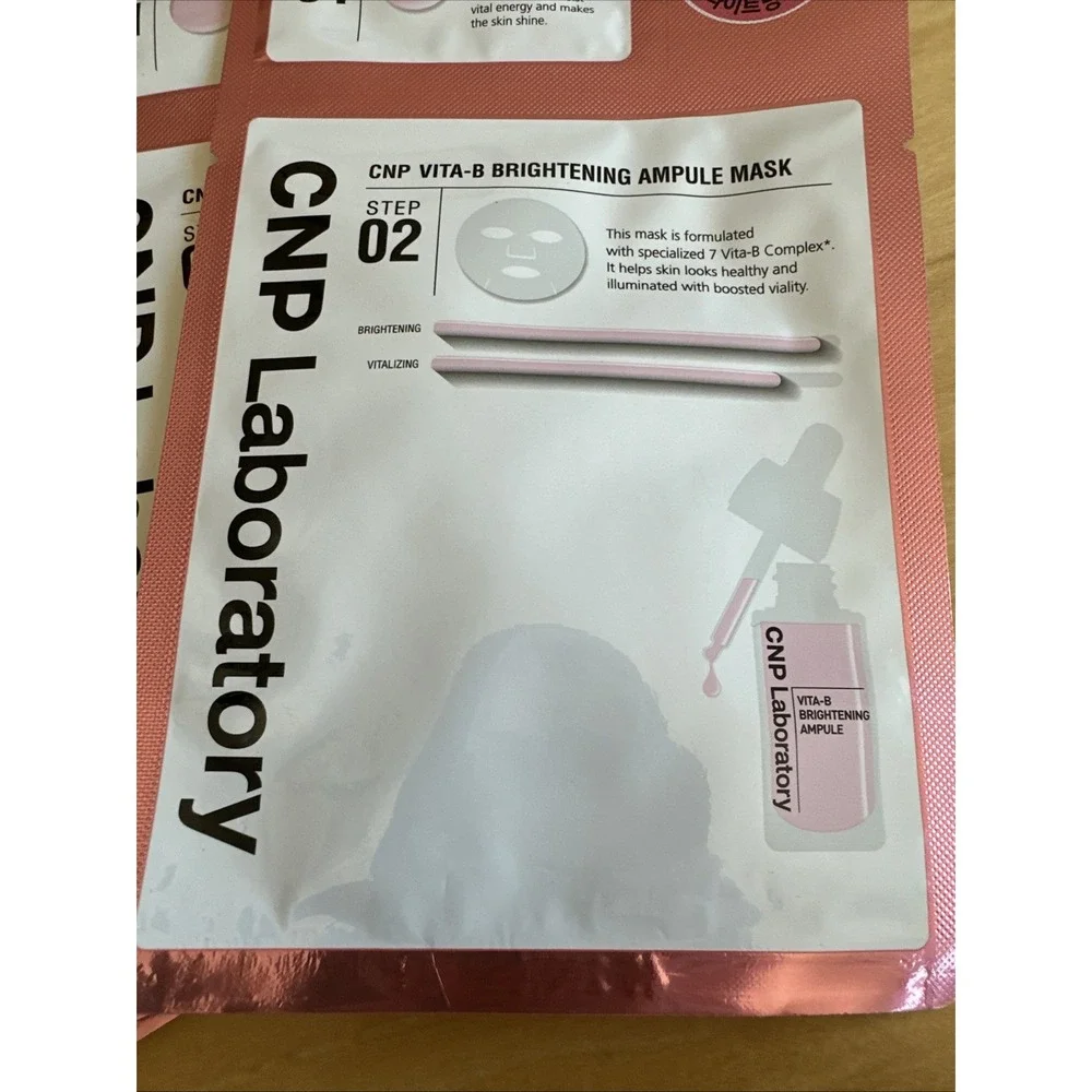 CNP LABORATORY (4) Vita-B Brightening Ampule (4) Vita-B Brightening Mask 2 Step‎